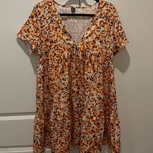 Cute summer dress with flowers